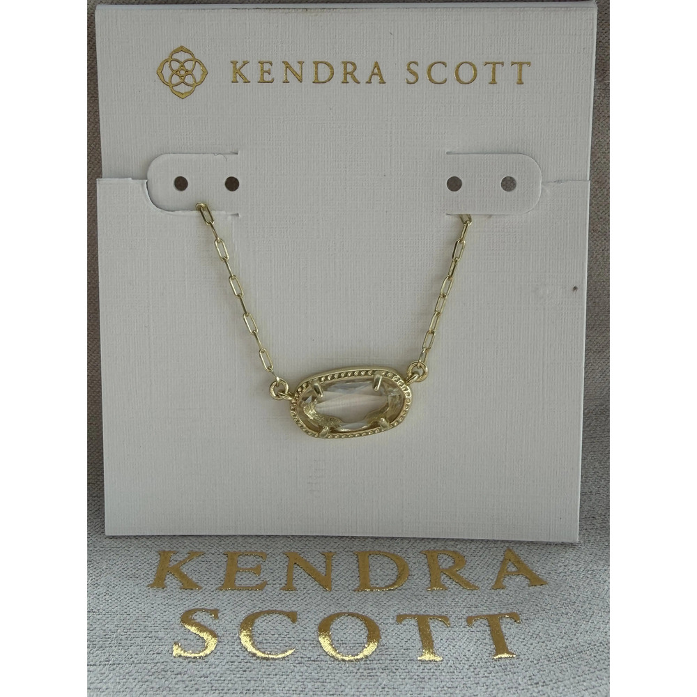 Kendra Scott white pendant necklace